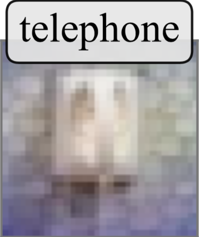 Mislabeled CIFAR100 Sample: Telephone